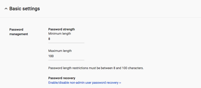 Google Apps Password Management