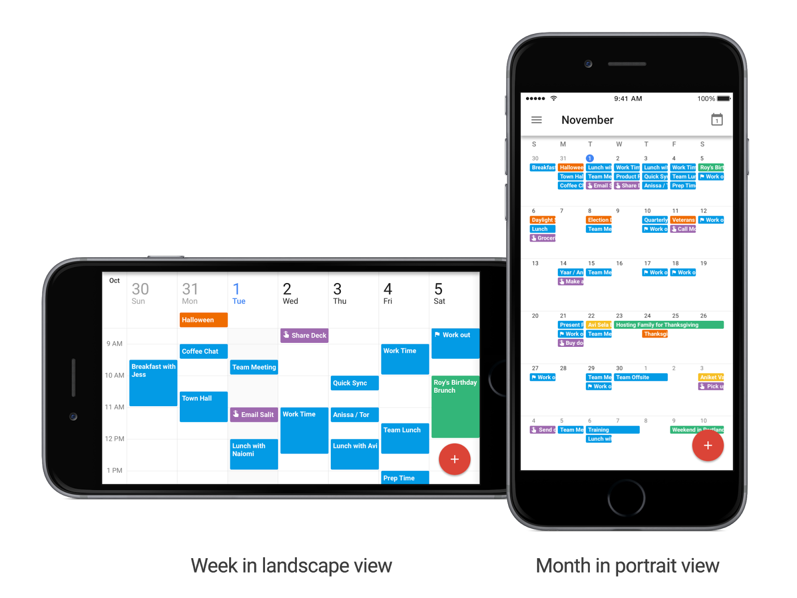 Google Workspace Calendar iOS App