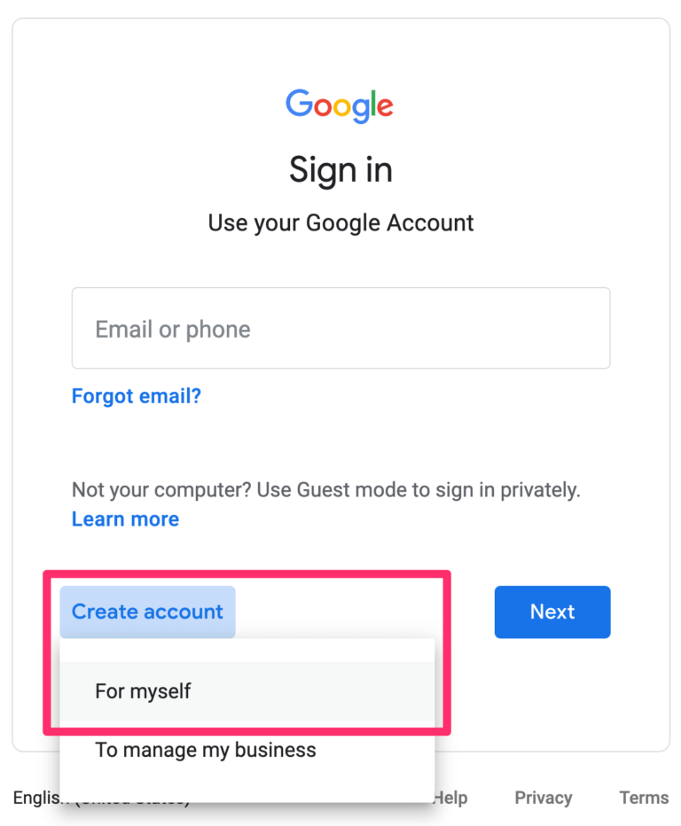 How To Create A Google Account Without Gmail Lexnet